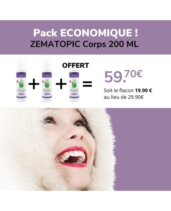 Pack économique Zematopic 200ml, 2 achetés 3ème offert
